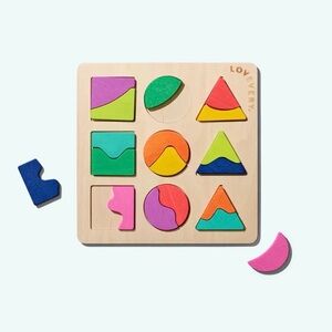 Land and sky Wooden Shape Puzzle for Kids